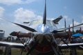 Lakeland, Florida - APRIL 5, 2019: Sun n Fun Airshow. Aviation training institute. Sun Ã¢â¬Ën fun expo campus. Visitors arriving at